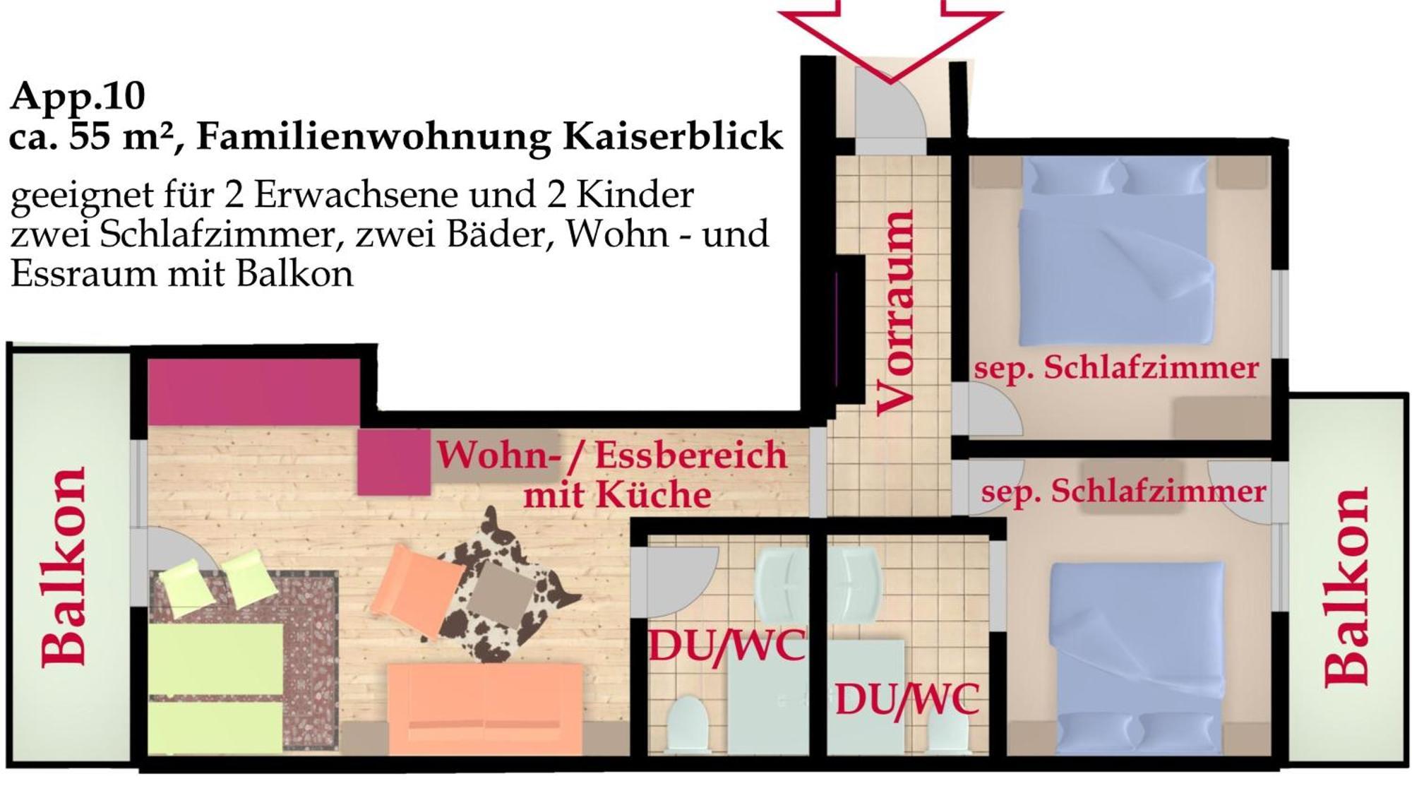 Kaiserapart Ellmau Zentrum Eksteriør billede